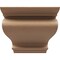 Ekena Millwork 7"W x 14"D x 7"H Wide Scroll Rough Cedar Woodgrain TimberThane Corbel, Primed Tan CORUR07X14X07SCRRCPR - alternate 2